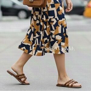 Olukai Tiare Slide Women’s Sandals Brown Leather Size 8 New With Tag - No Box